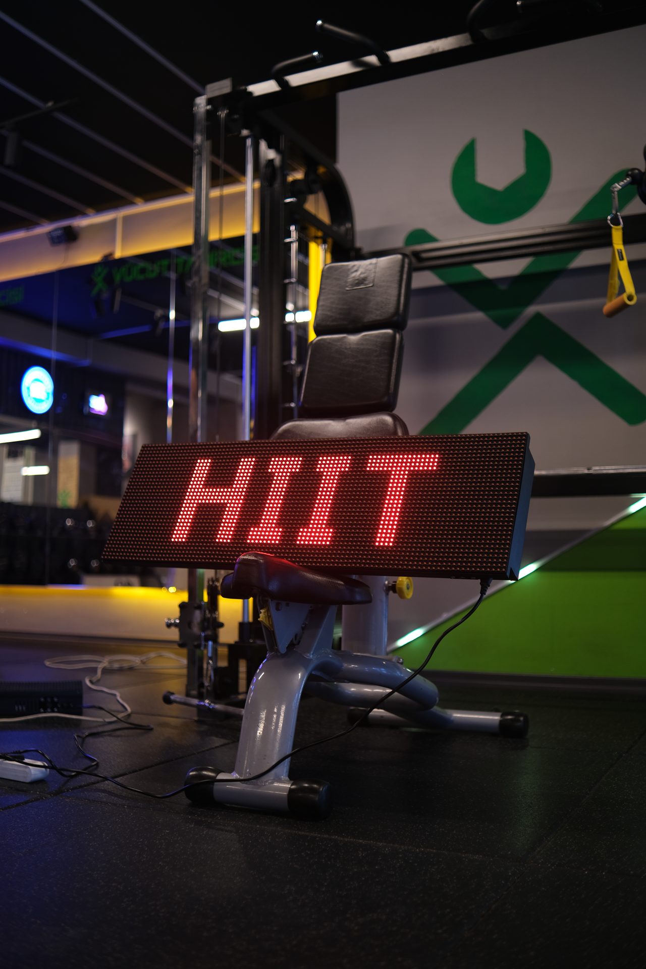 LED üzerinde HIIT